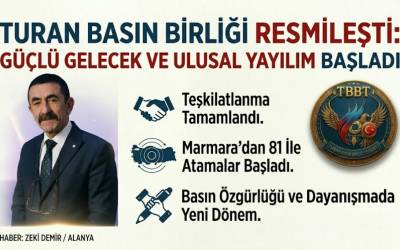 Turan Basın Birliği Teşkilatı Resmileşti: 81 İlde Güçlü Yapılanma Başlıyor!